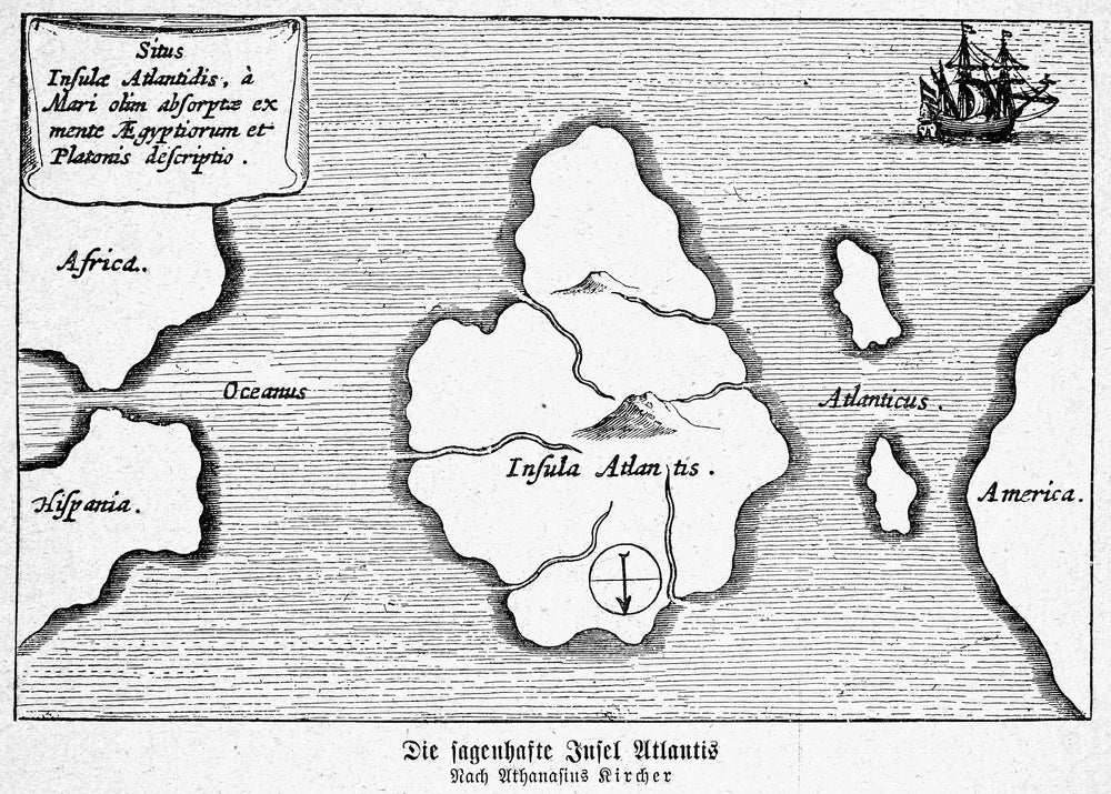 carte géographique d'atlantis 